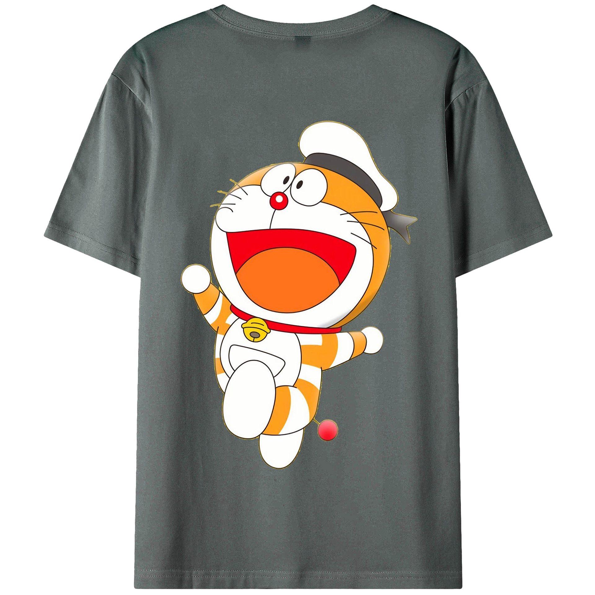 （画像用） ドラえもん Doraemon 綿100％半袖Tシャツ（背面プリント）